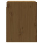 vidaXL Armoires murales 2 Pièces Marron miel 30x30x40 cm Pin massif