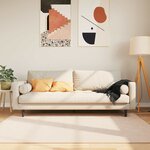 vidaXL Coureur de Tapis MARSA Crème 120 x 170 cm Polyester et PVC