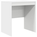 vidaXL Bureau avec tiroir avec étagère avec stockage 2 Pièces Blanc