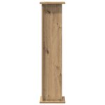 vidaXL Support de Plante 2 pièces Chêne artisanal 25 x 25 5 x 100 5 cm
