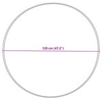 vidaXL Tapis en fausse Tafalla Gris Ø 120 cm Polyester