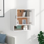 vidaXL Armoire murale Blanc 60x31x70 cm Bois d'ingénierie