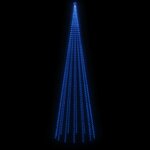 vidaXL Arbre de Noël cône 1134 LED Bleues 230x800 cm