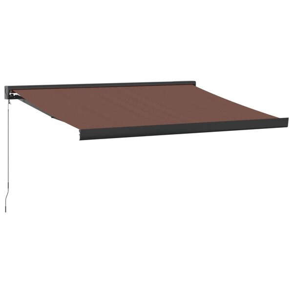 vidaXL Auvent manuel rétractable marron 300x250 cm