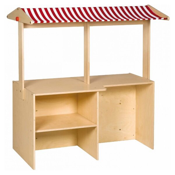 Etal de marchand en bois - jeu Montessori