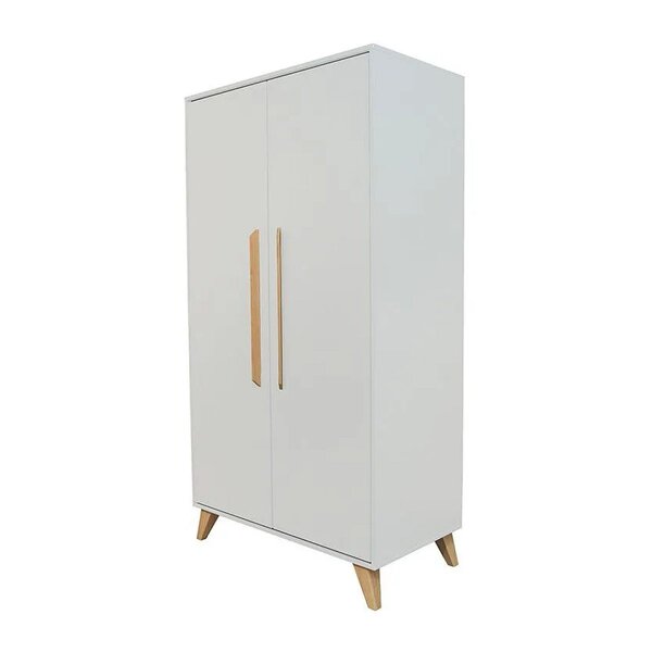 Armoire LAZZIO 2portes bois-blanc