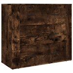 vidaXL Buffet haut Chêne fumé Bois d'ingénierie