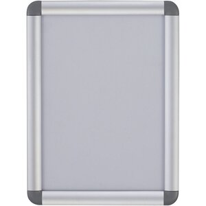 Panneau mural à clip et cadre arrondi, format A1, aluminium