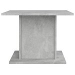 vidaXL Table basse Gris béton 55 5x55 5x40 cm Aggloméré