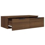 vidaXL Armoire murale Chêne marron 68x30x20 cm Bois d'ingénierie