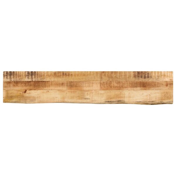 vidaXL Dessus de table 140x30x2 5cm bord vif bois massif manguier brut