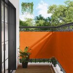 vidaXL Écran de balcon 110 x 700 cm Tissu Oxford Rectangulaire Orange