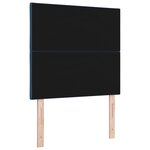 Tête de lit LED vidaXL design blocs en diamant bleue 100 cm tissu