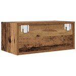 vidaXL Meuble TV vieux bois 60x31x25 5 cm bois d'ingénierie