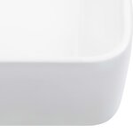 vidaXL Lavabo 40x30x13 cm Céramique Blanc