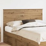 vidaXL Tête de lit Chêne artisanal 140 cm Bois d'ingénierie