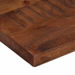 vidaXL Dessus de table 120x70x2 5cm rectangulaire bois massif récupéré