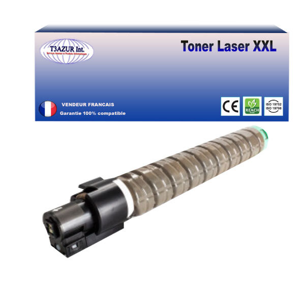Toner compatible avec ricoh imc2000  imc2000a  imc2500  imc2500a  remplace ricoh 842311/ 842307 - noir -16 500 pages - t3azur