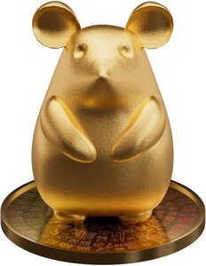 Pièce de monnaie en Argent - Cuivre g 93.3 (3 oz) Ag - 407 (13 oz) Cu Millésime 2026 RAT