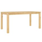 vidaXL Table à manger Panama 160x80x75 cm bois massif de pin