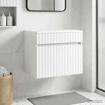 vidaXL Cabinet de Salle de Bain Mural Blanc brillant 59 x 44 5 x 50 cm