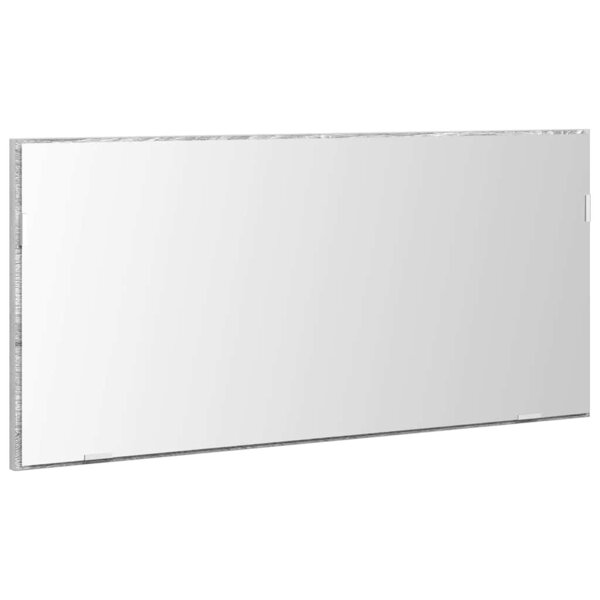 vidaXL Miroir de salle de bain Gris Sonoma Clair 80 x 8 5 x 37 cm