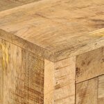 vidaXL Buffet 110x30x74 cm Bois de manguier brut
