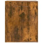 vidaXL Buffet Chêne fumé 60x30x75 cm Bois d'ingénierie