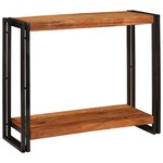 vidaXL Table console Marron 90 x 33 x 75 cm Bois d'acacia massif