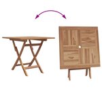 vidaXL Ensemble de salle à manger pour jardin 3 Pièces Marron