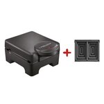 LAGRANGE Gaufrier Tarti' avec plaques croque-monsieur + Mini gaufres - 1070W - Noir