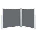 vidaXL Auvent latéral rétractable Anthracite 120 x 600 cm