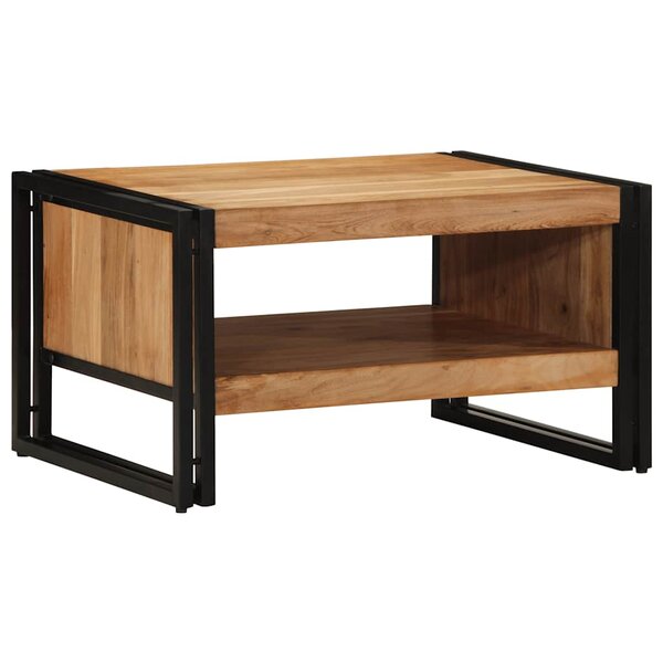 vidaXL Table basse 70x50x38 cm bois massif acacia