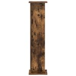 vidaXL Support de Plante 2 pièces Chêne fumé 25 x 25 5 x 100 5 cm