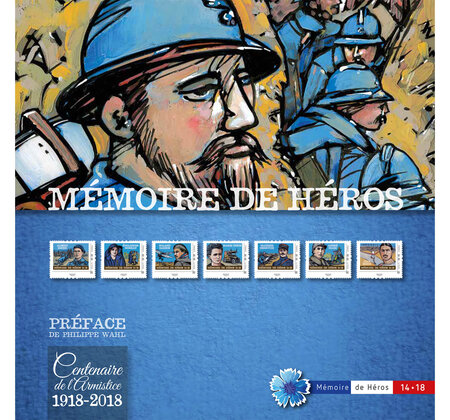 Livret Collector timbres - Mémoire de Héros - International