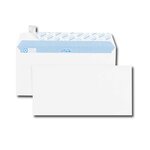 Boîte de 200 enveloppes premium blanches dl 110x220 100 g/m² bande de protection gpv