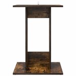vidaXL Table d'appoint Chêne fumé 45 x 40 x 62 5 cm Bois d'ingénierie
