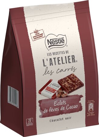 Nestle Chocolat mignonettes éclat fèves de cacao