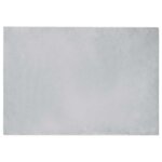 vidaXL Tapis en Fourrure Synthétique de Lapin Gris 140 x 200 cm