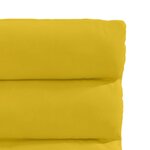 vidaXL Chaises à manger lot de 2 Jaune Velours