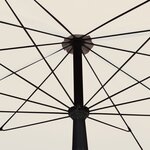 vidaXL Parasol de jardin avec mât 200x130 cm Sable