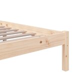 vidaXL Cadre de lit sans matelas bois massif 180x200 cm