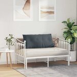 vidaXL Coussin de Dos Gris foncé 100 x 50 cm Tissu en velours côtelé