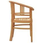 vidaXL Ensemble à manger de jardin 7 Pièces Bois de teck solide