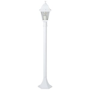 Lampadaire extérieur Nissie - Blanc - Métal/Verre - E27 60W - IP44