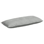 vidaXL Coussin de Dos Gris clair 120 x 50 cm Tissu en velours côtelé