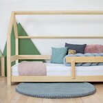 Lit cabane enfant TERY 80 x 180 rose pastel