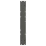 vidaXL Pieds de table basse 2 pièces Anthracite 50 x (42-43 3) cm Acier