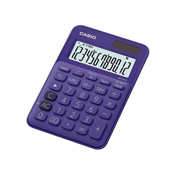Calculatrice de bureau MS-20UC-PL lilas CASIO