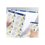 Étiquettes courrier pour imprimantes laser, 99,1 x 33,9 mm, 40 feuilles, 16 étiquettes par feuille, auto-adhésives, blanc (paquet 640 unités)
